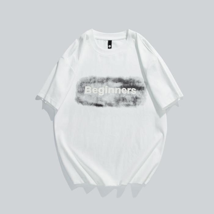 New Short-sleeved T-shirt Men's Soft Top Printed American T-shirt