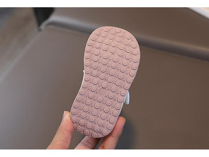 2025 Autumn Tulip Girls' Non-slip Soft Sole Canvas Shoes - Versatile & Fashionable Children's Walking Footwear