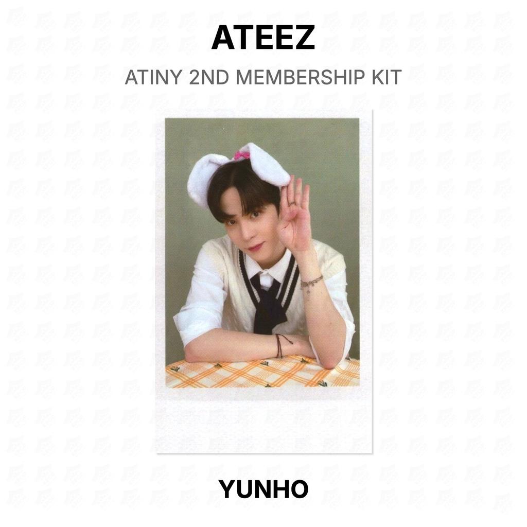 ATEEZ ATINY 2ND MEMBERSHIP KIT Official Photocard