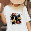 Black Cats Shirt Cat Space Gift Women Cartoon Tee Kitties Mens Kids T Shirt Cat Fan Feline Graphic Tshirt Galaxy Graphic Retro Planets Tshirt