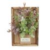 Wall Framed Artificial Plant Faux Greenery Plant in Frame Wall Decor Hanging