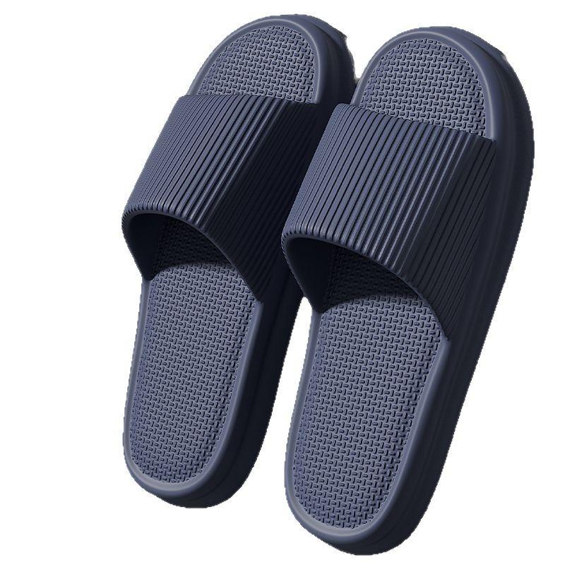 slippers men's summer indoor home home thick-bottomed bathroom bath non-slip couple cool slippers