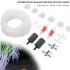 Aquarium   Pump Fittings Fish   Oxygen   Accessories 3 Way Straight Direct Link for 4mm Pipe