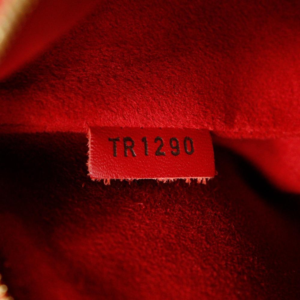 LOUIS VUITTON SoufflotNV BB Handbag M44818 Brown / red Monogram canvas Women Used