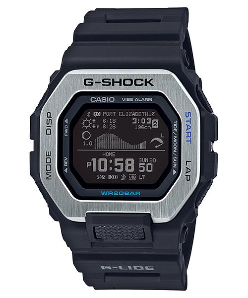 Casio G-SHOCK Men s Stainless Steel 200M Water Resistant Digital Shock Resistant Quartz Watch GBX-100-1 чёрный