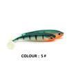 5PCS Silicone T-tail Soft Bait Artificial Jigging Wobblers Biomimetic Fish Bait  Sea