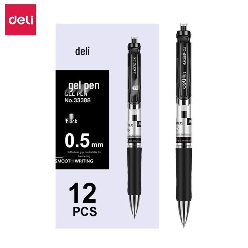 Deli 0.5mm Ret retractable Gel Pen