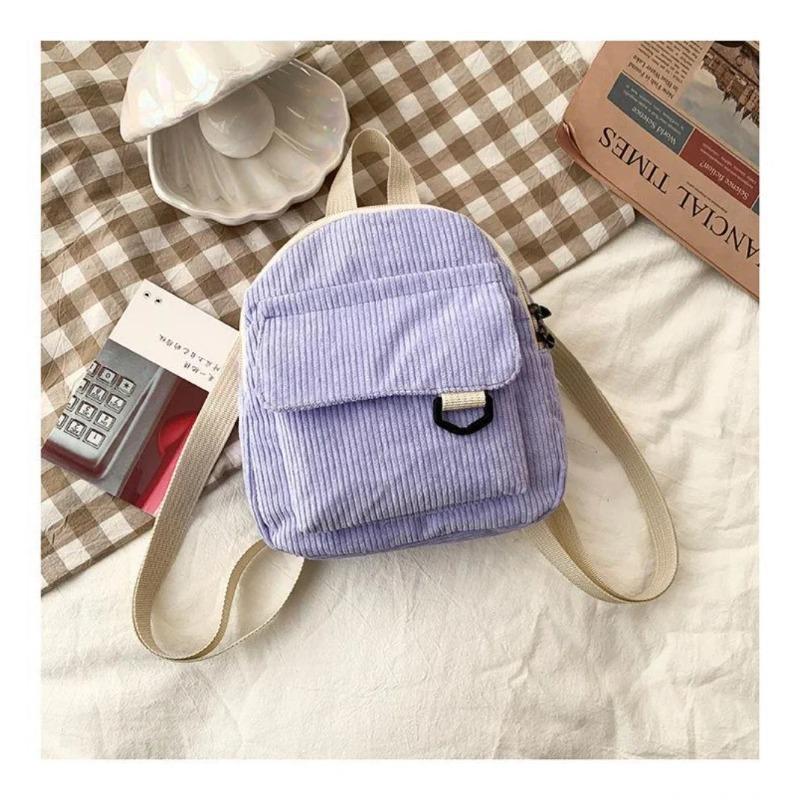 Cute Plush Mini Backpack, Versatile Commuting Bag For Students, Portable Small Capacity Makeup Backpack