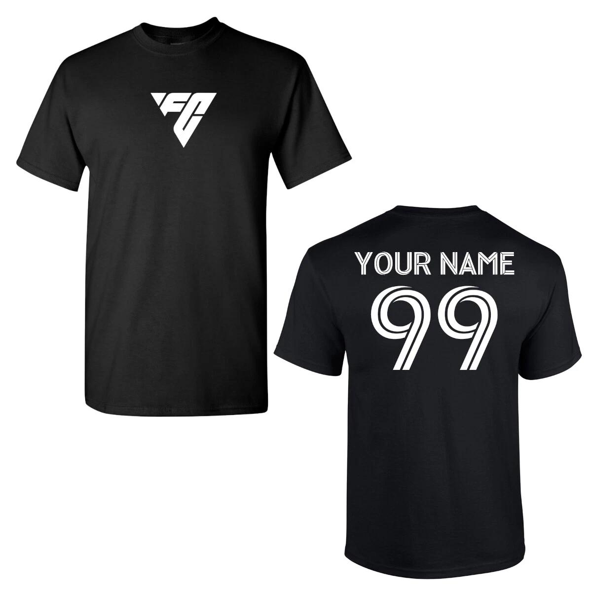 

Custom EA FC24 T-Shirt Short Sleeve Dry Blend Poly/Cotton Personalized Tee 4XL