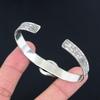 Sterling Silver Third Eye Chakra Pear Sodalite Stone Daughter Anniversary Bangle