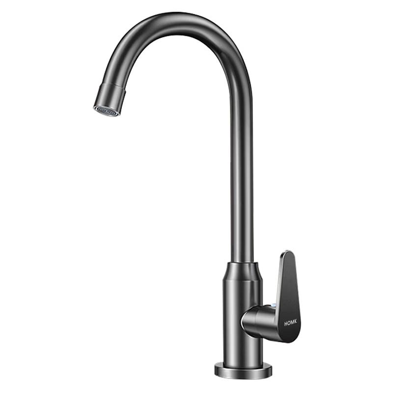 HOMK Stainless Steel Single Cold Kitchen Faucet