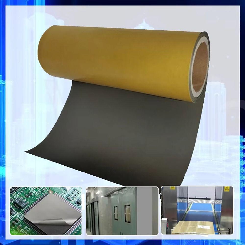 1Roll 3 Sizes Microwave Shielding Absorbing Material Low High Frequency Anti-Met Ferrite Sheet