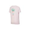 Nike T-Shirt Round Neck Letter Comfortable Breathable Short Sleeve Kids Tops Foam-Pink HF9788663