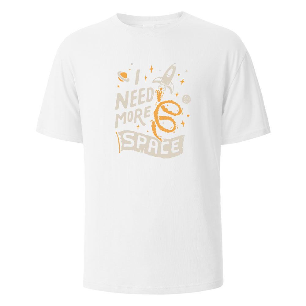 Ich brauche mehr Platz Druck T-Shirts 100% Baumwolle Sommer T-Shirts Für Männer Frauen Übergröße Lässige Oberteile T-Shirts
