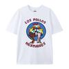 TV Series Merchandise Streetwear Breaking Bad LOS POLLOS Hermanos Retro T-Shirt Print Cotton Short Sleeve Graphic Tee Unisex