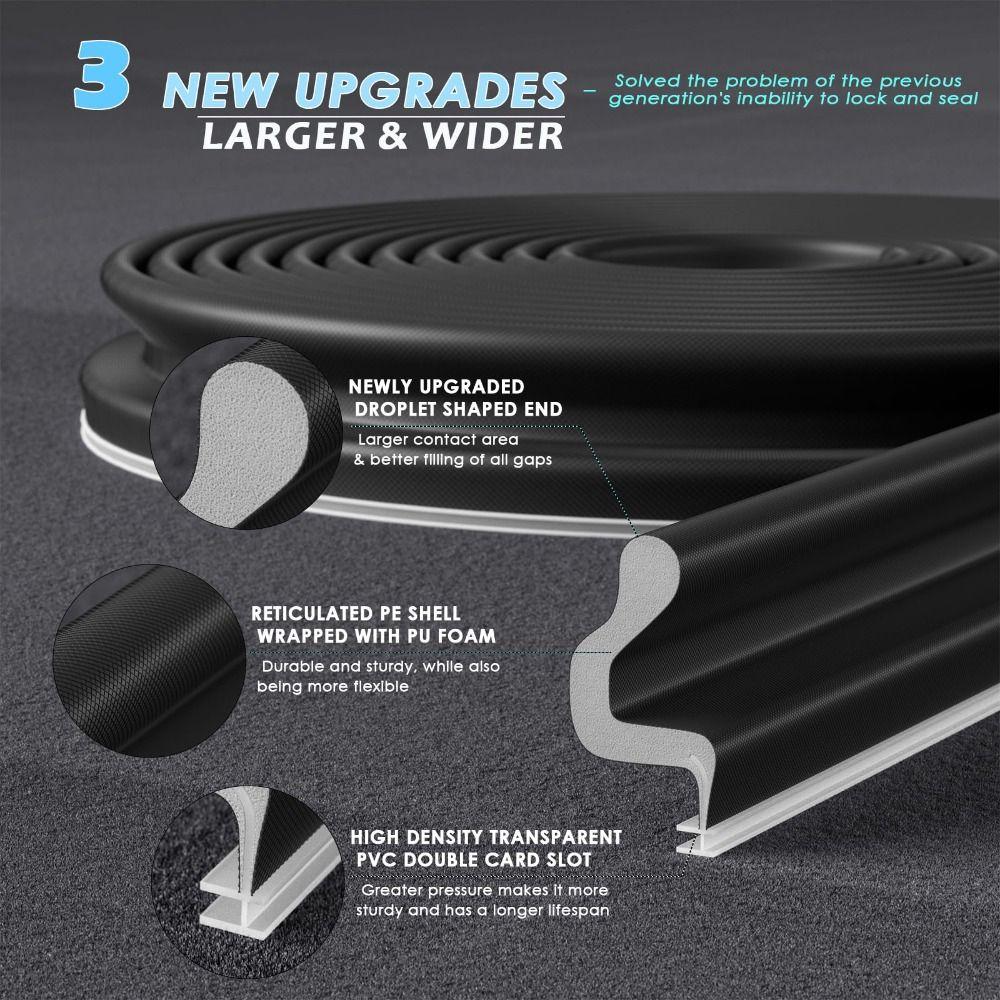 High Quality Sound Proof Weather Stripping Draft Stopper Insect Prevention Sound Proof Strips Poam Self-Adhesive Seal Strip Door