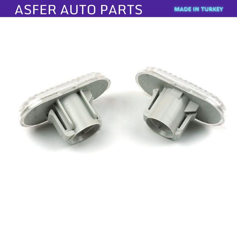 2X Side Signal Light White For Renault Kangoo Master Megane Scenic Trafic Twingo Clio Logan OEM 8200194580