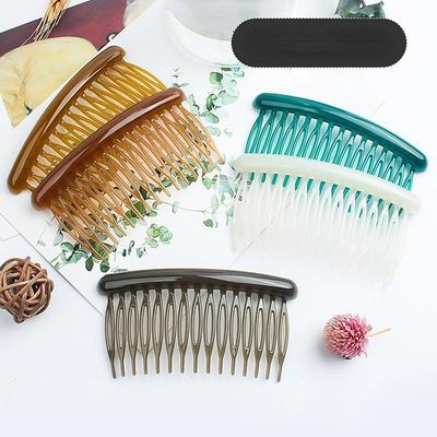 15 zähne Matte Candy Farbe Haar Kamm Clip Haar Styling Zubehör Frauen Gebrochenes Haar Haarnadeln Kopfschmuck Hochzeit Haar DIY schmuck