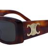 Celine Square Sunglasses Women Sunglasses Tortoise CL40282U53E