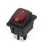 Rocker Switch Red Waterproof 20A DPST IP67 Illuminated