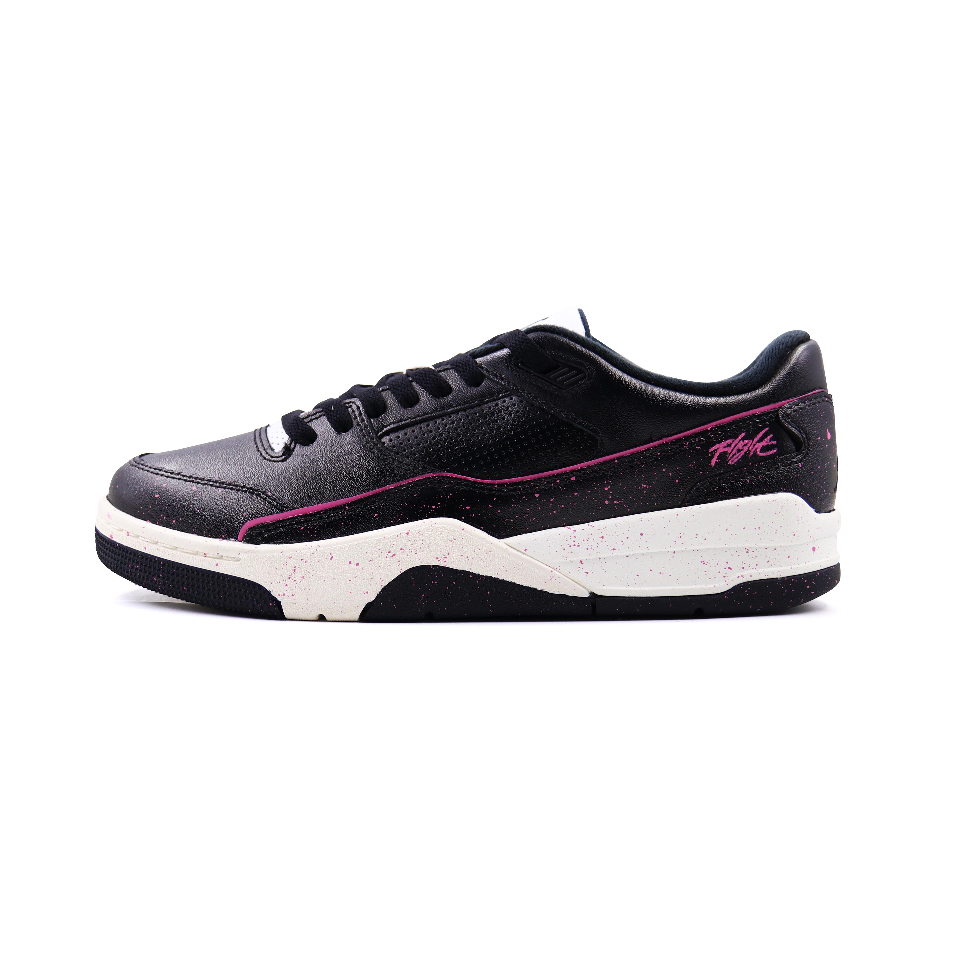 Jordan FLIGHT COURT Leather Cushioning Slip Resistant Abrasion Resistant Low top Vintage Basketball Shoes Unisex HF3255-100(Team620-) 44