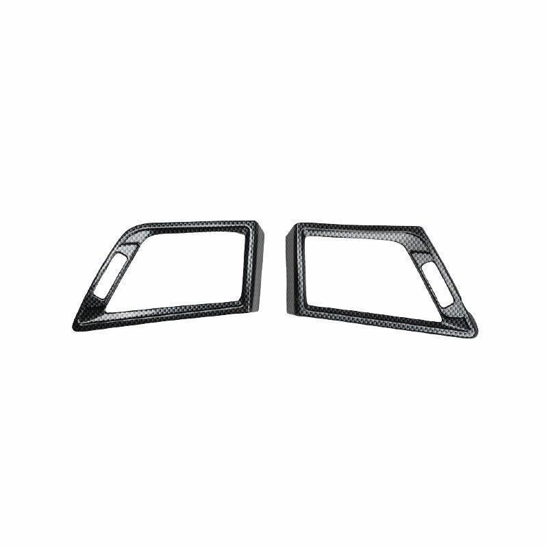 For BMW 2010-2015 X1 E84 Carbon Fiber ABS Instrument L&R Air Outlet Vent Trim