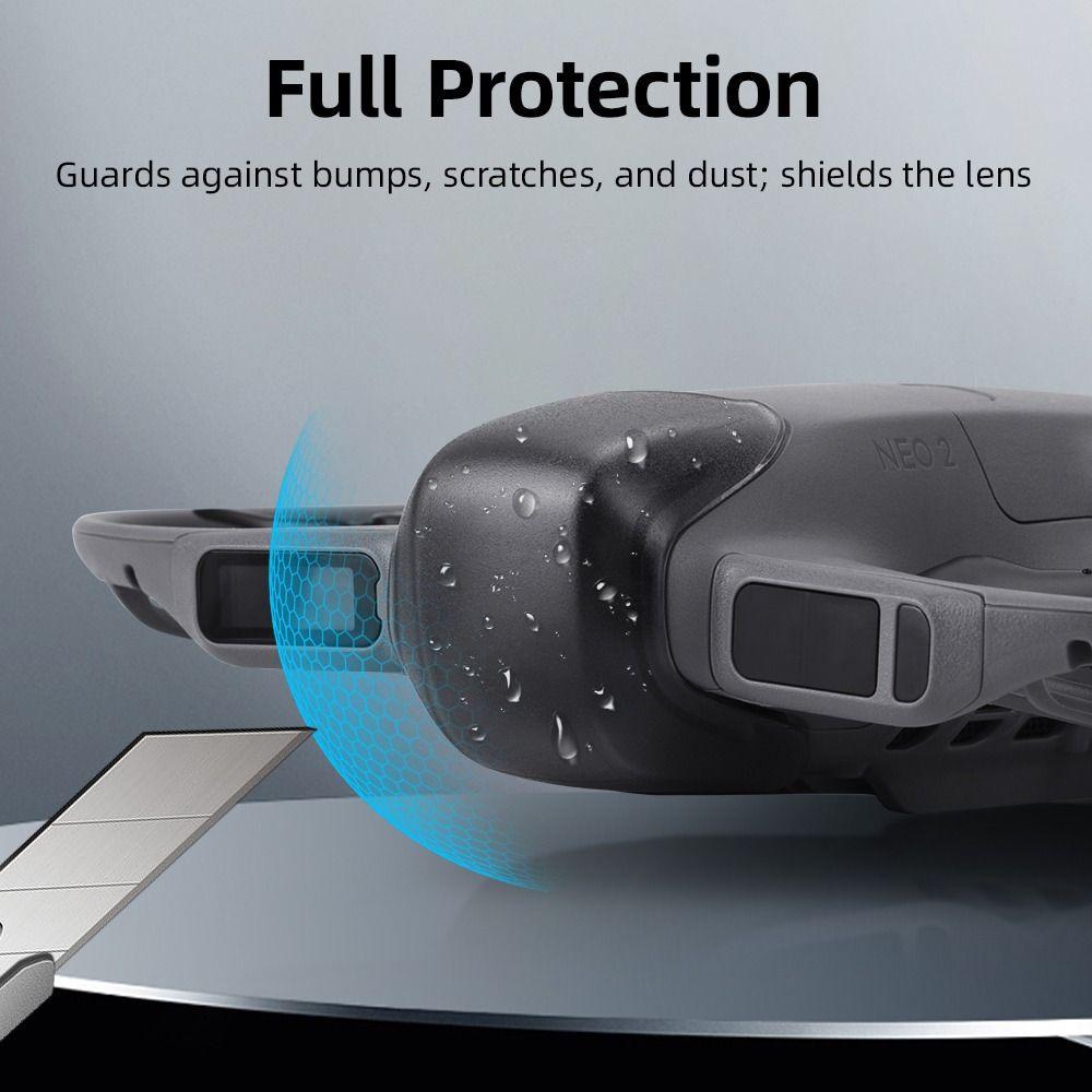 Anti-collision Gimbal Camera Lens Cap Dustproof Quick Release Lens Cover PC Lens Protector for DJI NEO 2 Drone Accessories