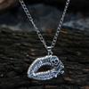 Skull Lips Necklace Alloy Necklace Unique Designs Fashionable Accessories for Trendsetters Seek Distinctive Styles