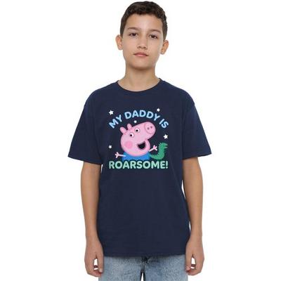 Childrens/Kids Roarsome Daddy George Pig T-Shirt