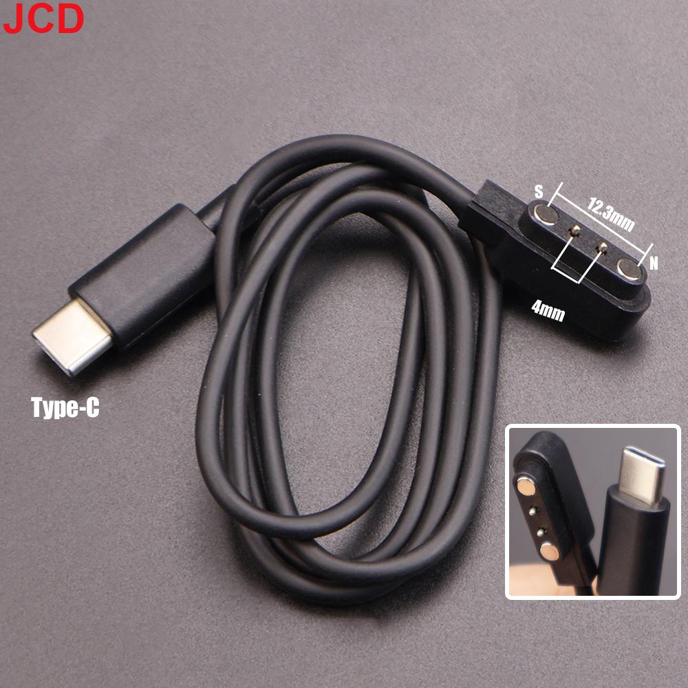 1PC Magnetic Charge Charging Cable For Smart Watch For 2/4Pin 2.5/2.8/3/4/7.62/8/9mm Distances USB Type-C Power Charger Cables