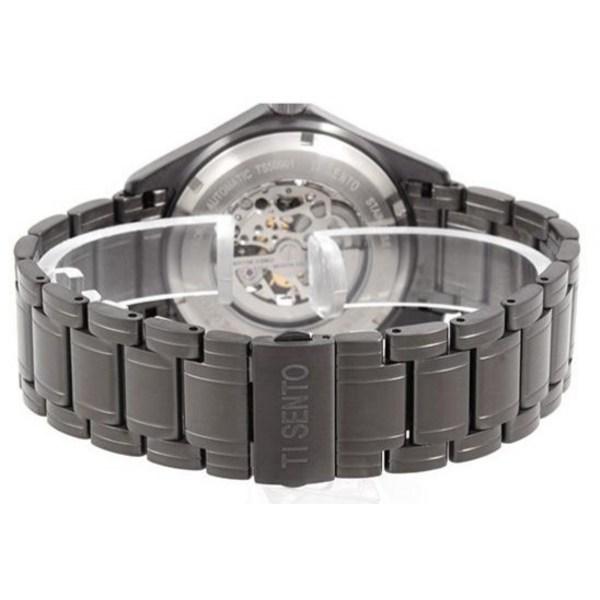 [Ticento]Men's Tapisry Automatic Metal Watch TS50901 + Shopping Bag, Korean Luxury Watches