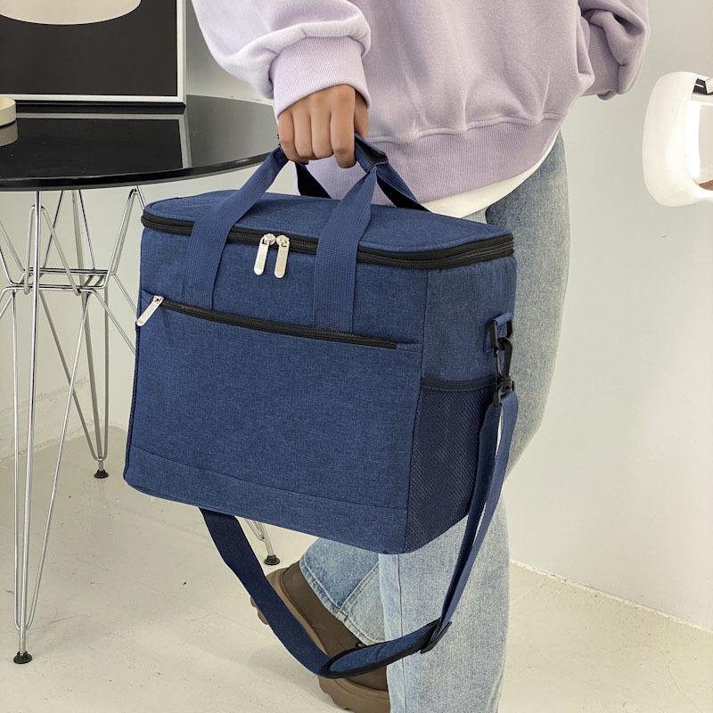 33L Insulated Picnic Bag: Waterproof, Thickened Aluminum Foil, Single Shoulder Crossbody, Outdoor Lunch Carrier