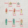 Ocean Style Colorful Enamel Koi Fish Stainless Steel Pendants for DIY Necklace and Bracelet Charms