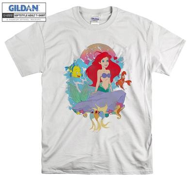 The Little Mermaid Ariel Splas T-shirt Gift Hoodie T Shirt Men Women Unisex 7455