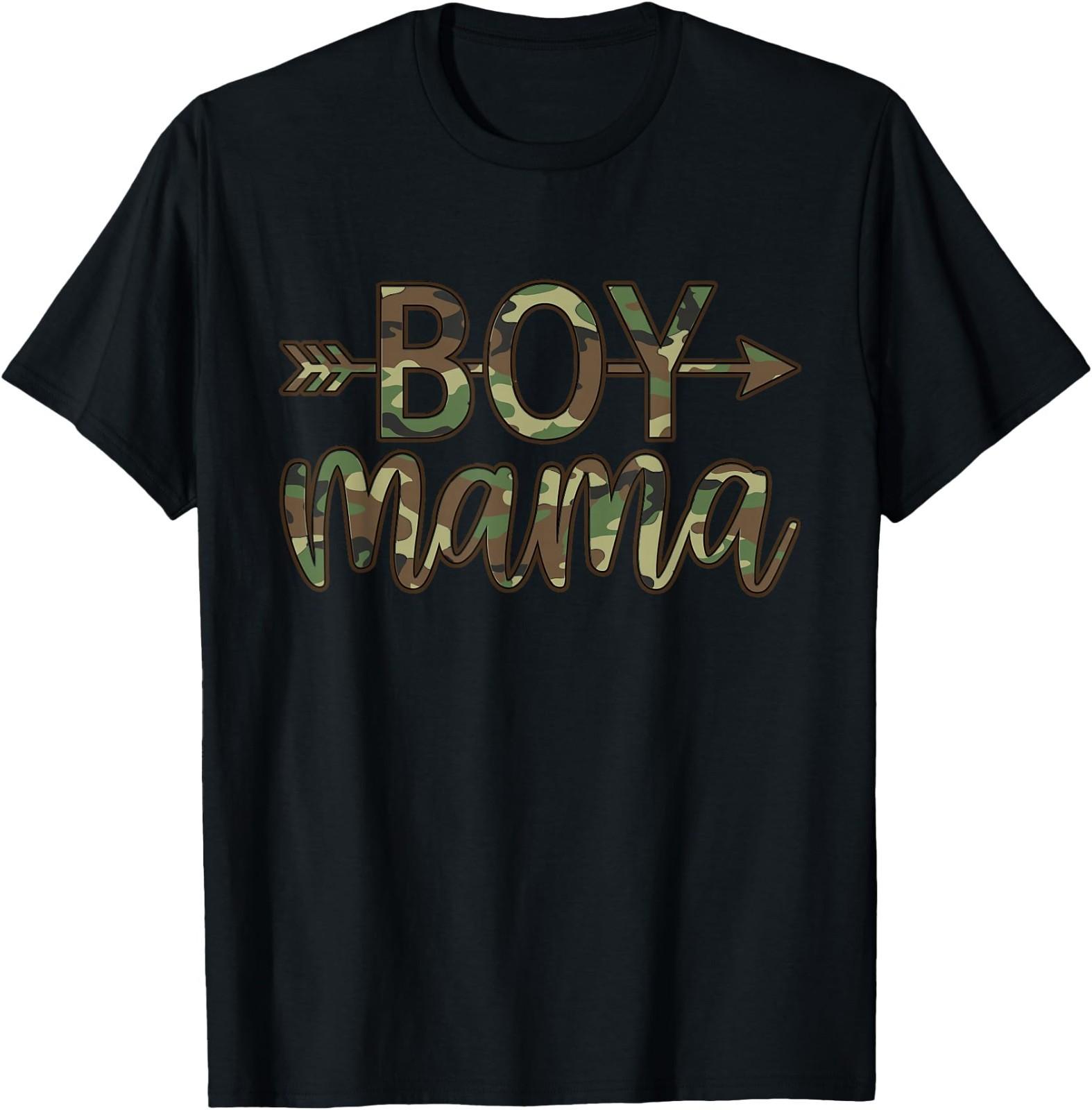 Happy Mother s Day Boy Mama Camouflage Mommy Mom Camo Mama T-Shirt XL