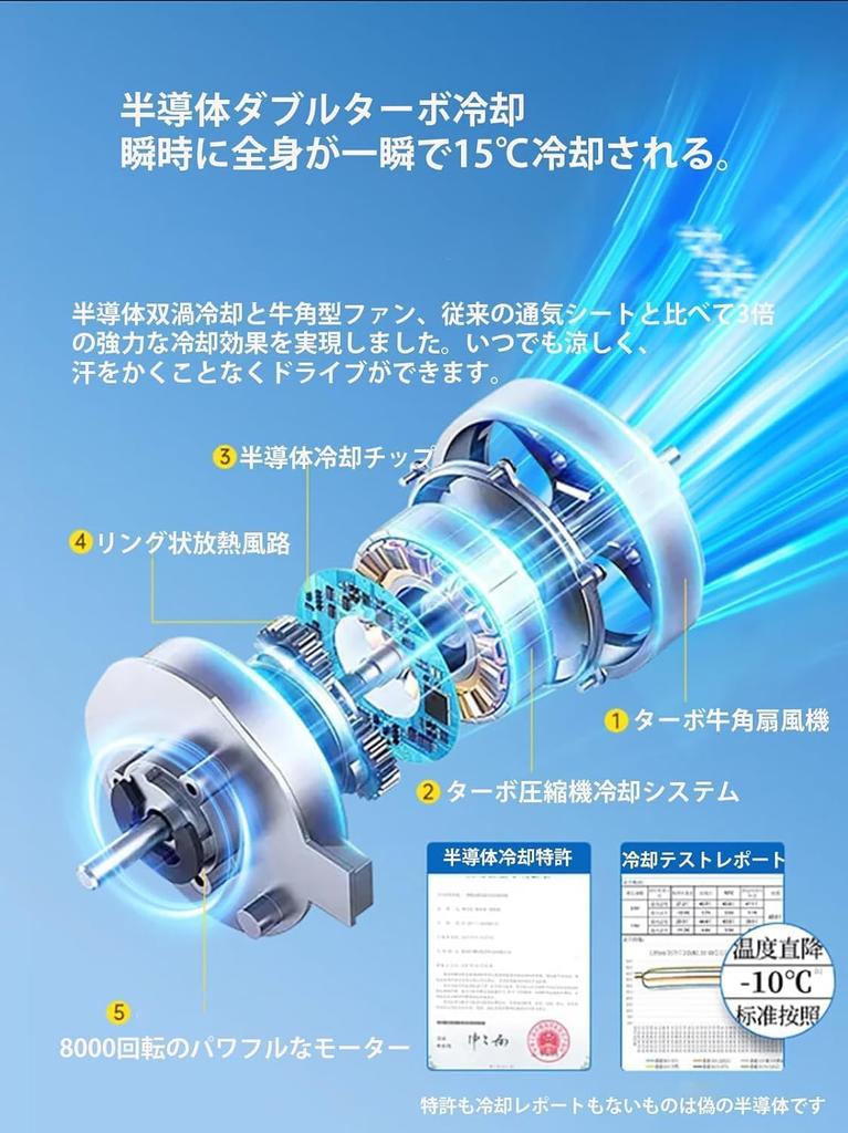 Zifizo (2025 New Release) Semiconductor Car Cooling Seat, Cool Seat, Car Seat Cover, Breathable