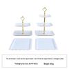 European Three-Tier Dessert Stand: Elegant Fruit Plate and Cake Display for Afternoon Tea