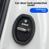 Premium Silicone Car Door Lock Latches Protector Pads Shock Absorbing Anti-Shake Buffer Cushion For BMW Car Interior Decor Acces