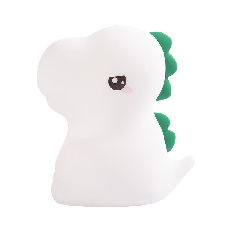 Cute Dinosaur LED Night Light - Silicone Tap Light & Creative Birthday Gift for Kids