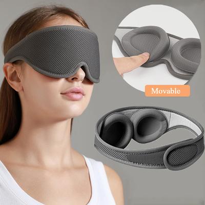 3D Schlafmaske 100% Lichtundurchlässig Schlafmaske für die Augen Weiche Augenmaske für Reisen Augenbinde Nacht Atmungsaktiv Schlafmaske