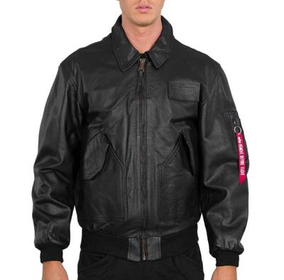 Alpha Industries CWU Leather Jacket