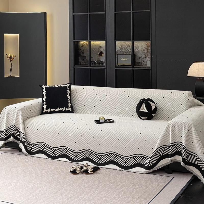 New Sofa Blanket Sofa Towel High-End Sofa Cover Fabric Healthy Printing And Dyeing All Inclusive Anti Slip And Easy To Lay 1Pcs