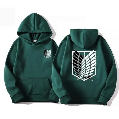 Attack On Titan Hooded Sweatshirts Sweaters Shingeki No Kyojin Clothing Sweaters Boys' Jackets for Boys and Girls