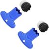 4Pcs(2 Set) M16.5 Faucet Aerator with Key Removal Wrench Tool, Bathroom Water Faucet Aerator Adapter Replacement Parts Water Flow Restrictor for