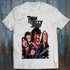 Normaal Maat M-4XL Katoenen T-shirt Thin Lizzy Leden Karikatuur Phil Lynott Unisex T-shirt