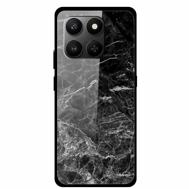 Glass Back Cover For Honor 200 Pro 5G Case Marble Hard Tempered Glass Case For Honor play 10T 400 Smart 5G Case 6.77" Shell Para