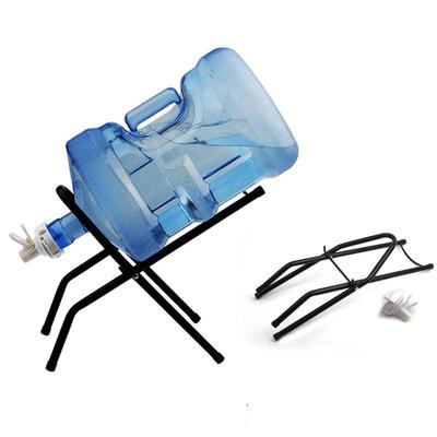 Support robuste pliable pour seau d'eau avec distributeur pour eau potable inversée