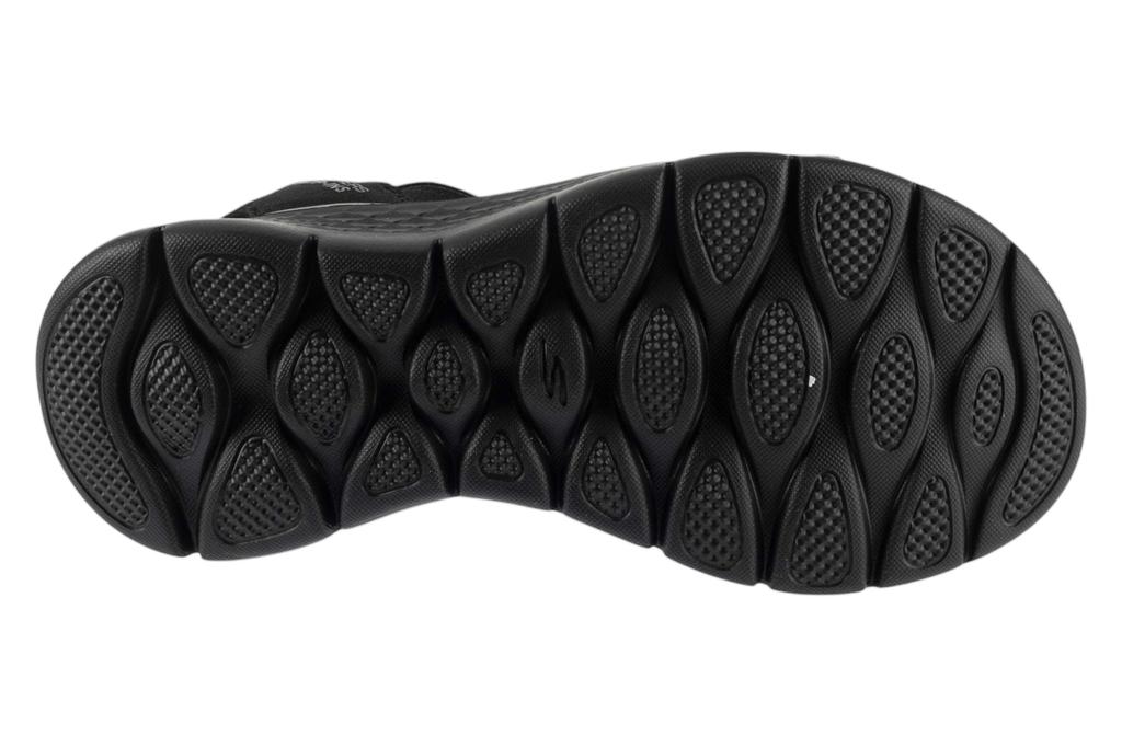 Skechers Slip-Ins: Go Walk Flex Sandal - Glimmer Up, Womens Black Sandals