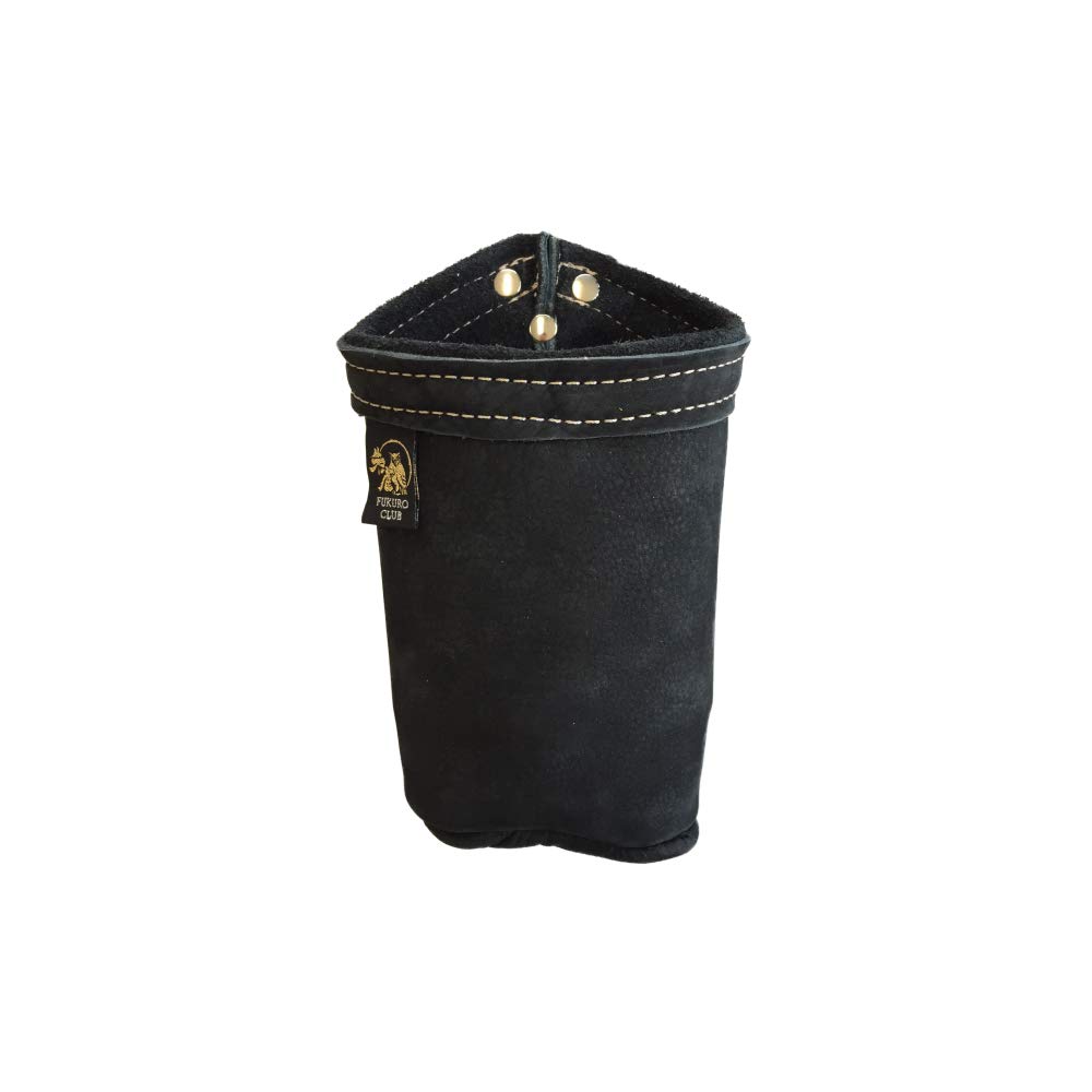 Fukuro Club Suzaku Nubuck Leather Inkwell Holder (Black)