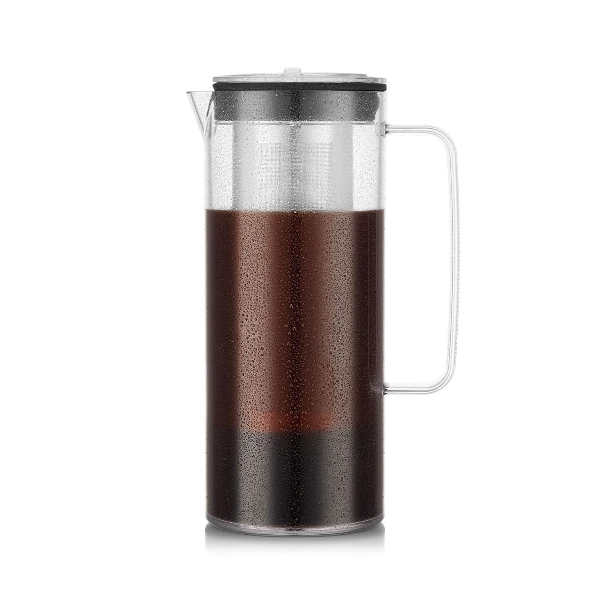

BODUM MELIOR Tea Coffee Cold with 1000ml Cold Brew Stainless Steel Glass Immersion Tea Coffee & Maker, Brew, Jug, Filter, Beaker, Style, & [Authentic]